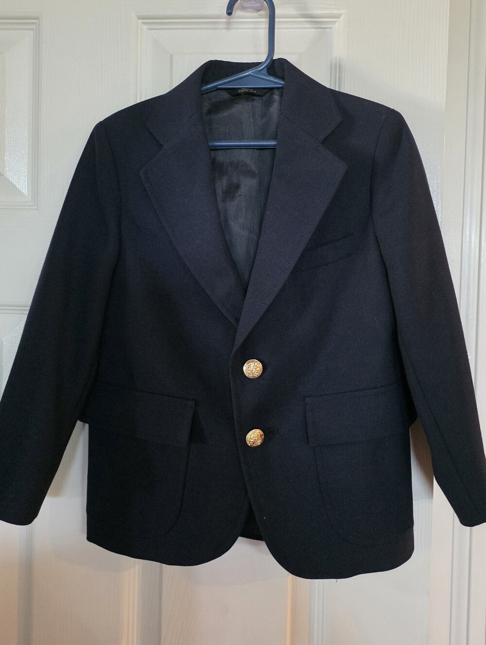 Nordstrom Boys Classic Navy Blazer with Gold Buttons